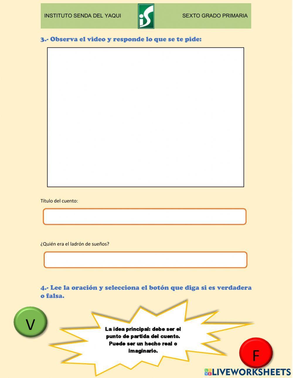 El cuento estructura y sus elementos
