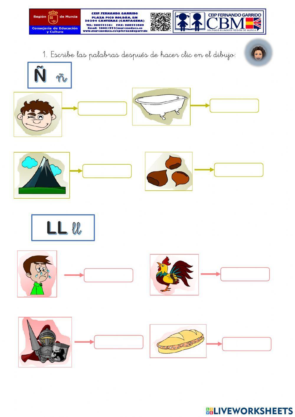 Discriminación Auditiva (Ñ y Ll)