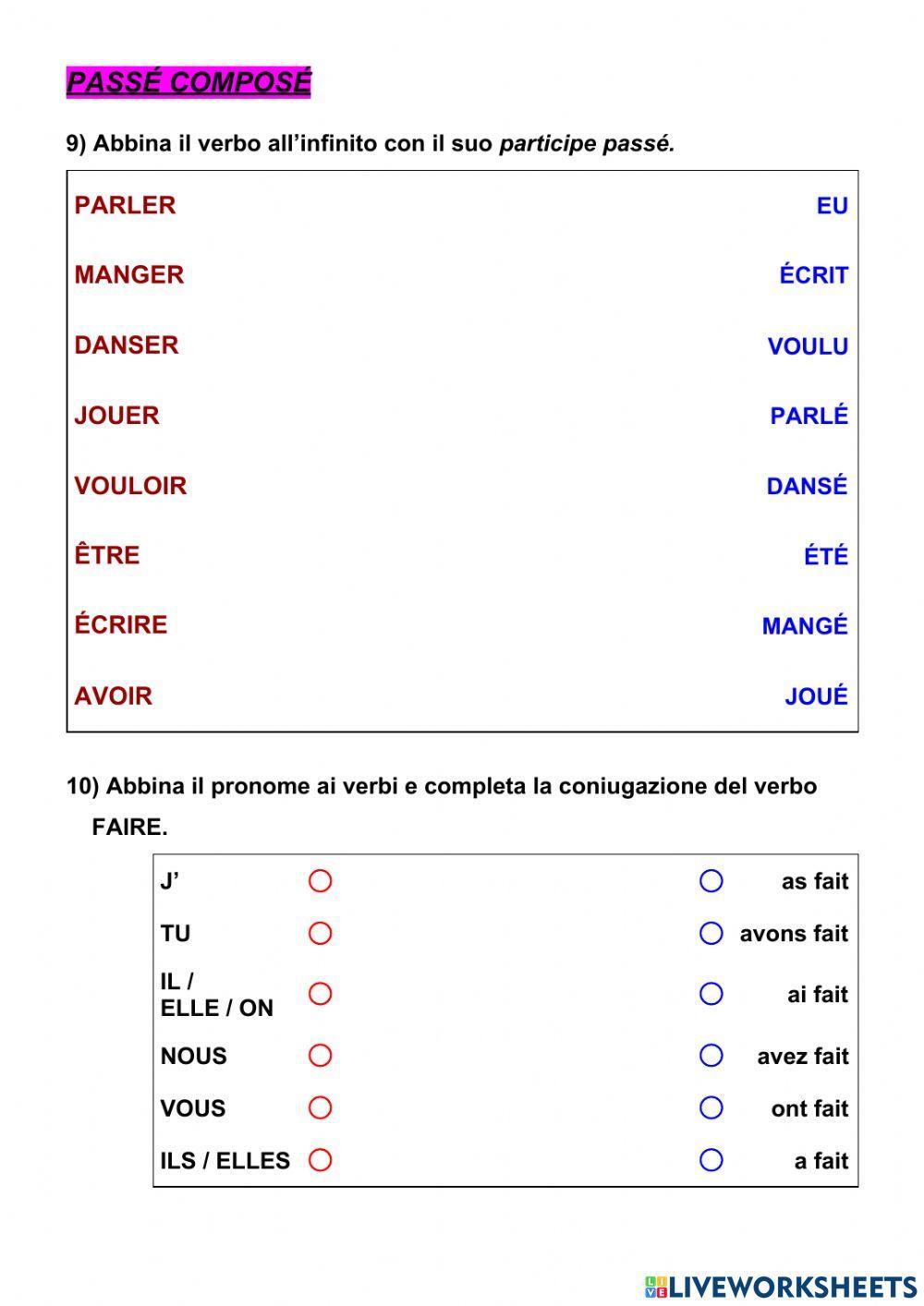 Verifica di francese