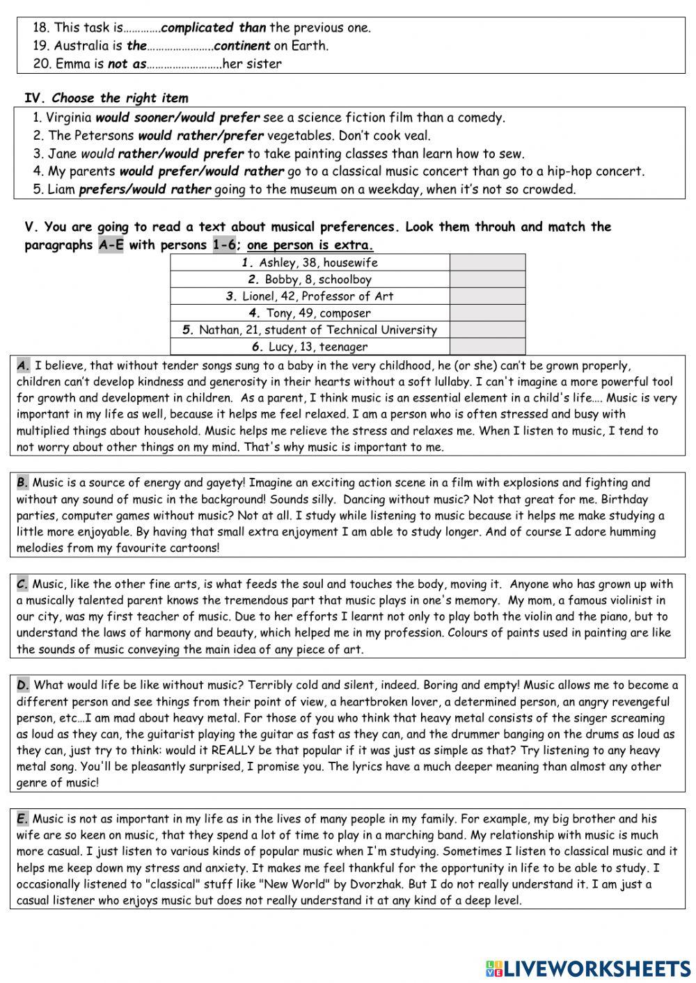 Control work 5 (9Sp)