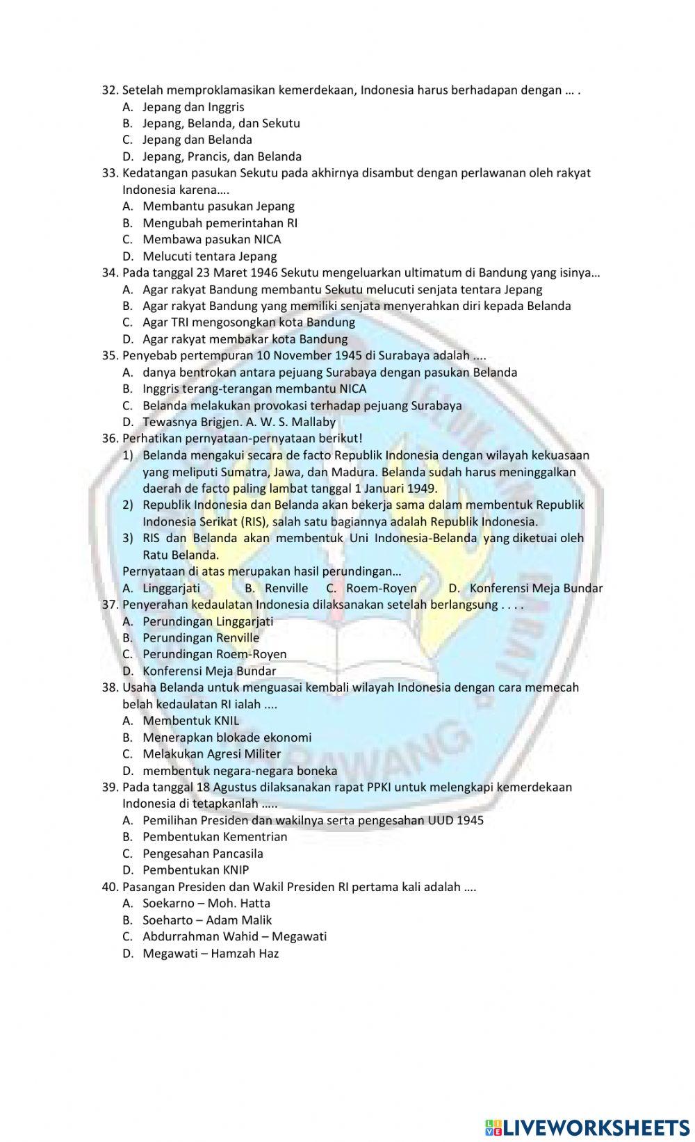 Pts ips genap kelas 9