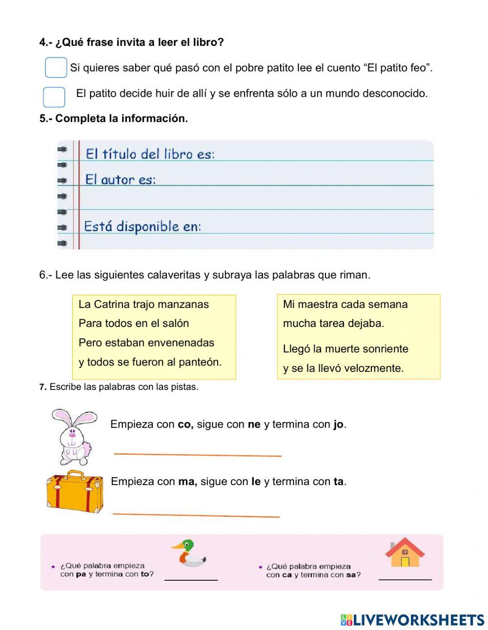 Evaluación segundo trimestre 1° grado grupo A