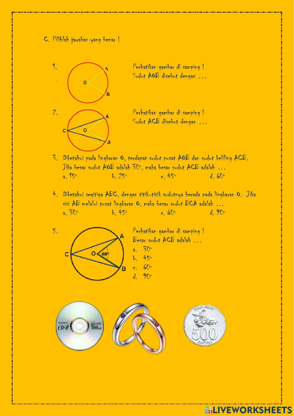 Unsur-Unsur Lin… | Math Worksheets | 8221847