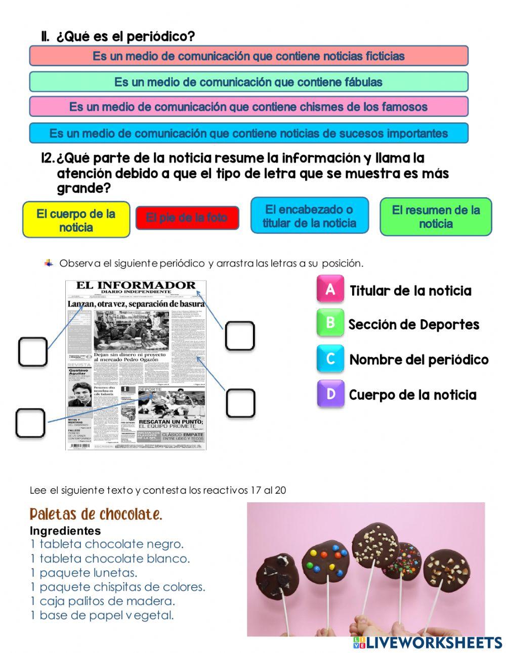 Español 2° trimestre