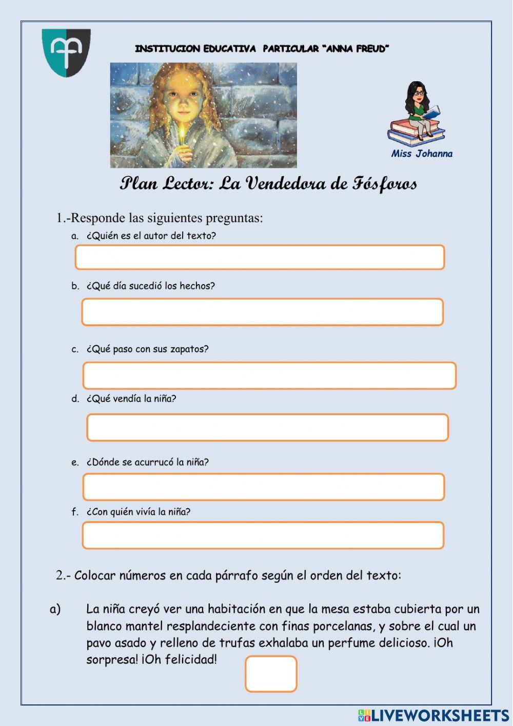 La vendedora de fosforo