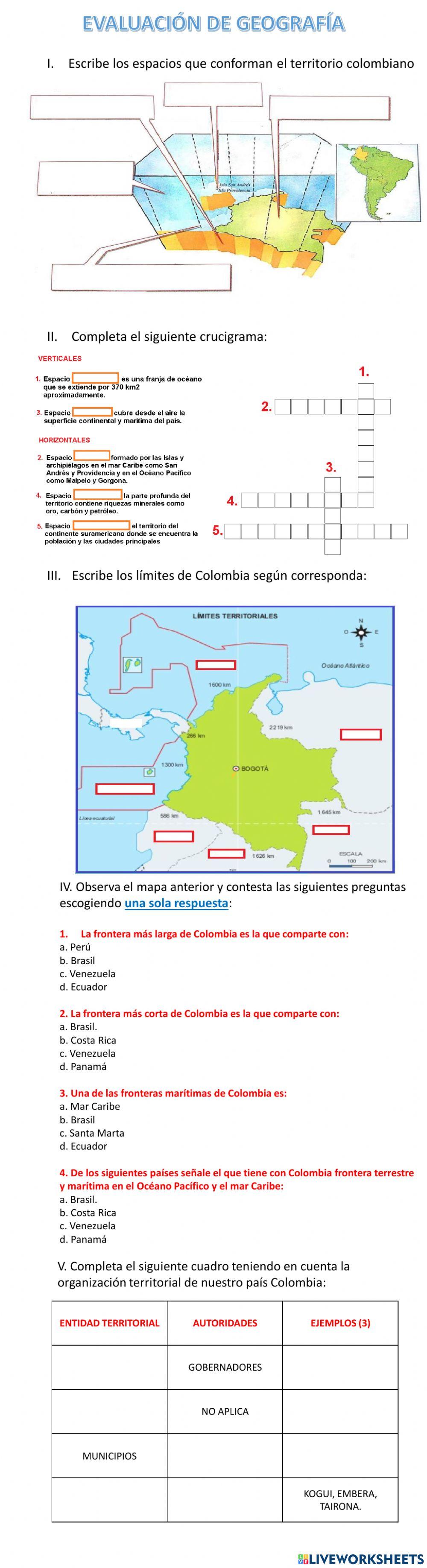 Geografía colombiana