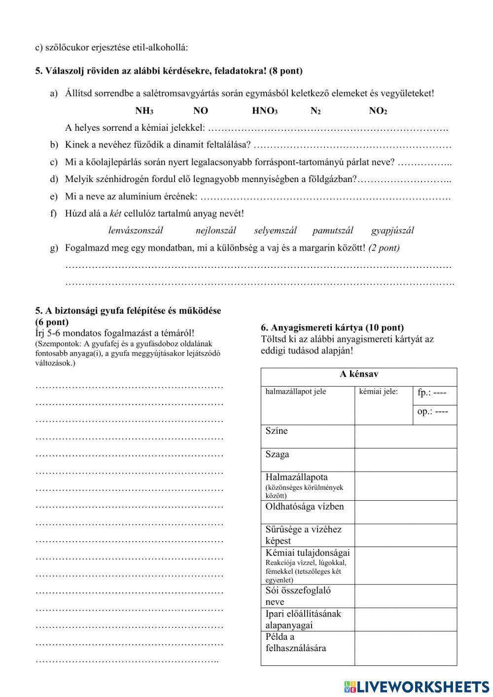 Az anyag átalakításra kerül Az anyag átalakításra kerül