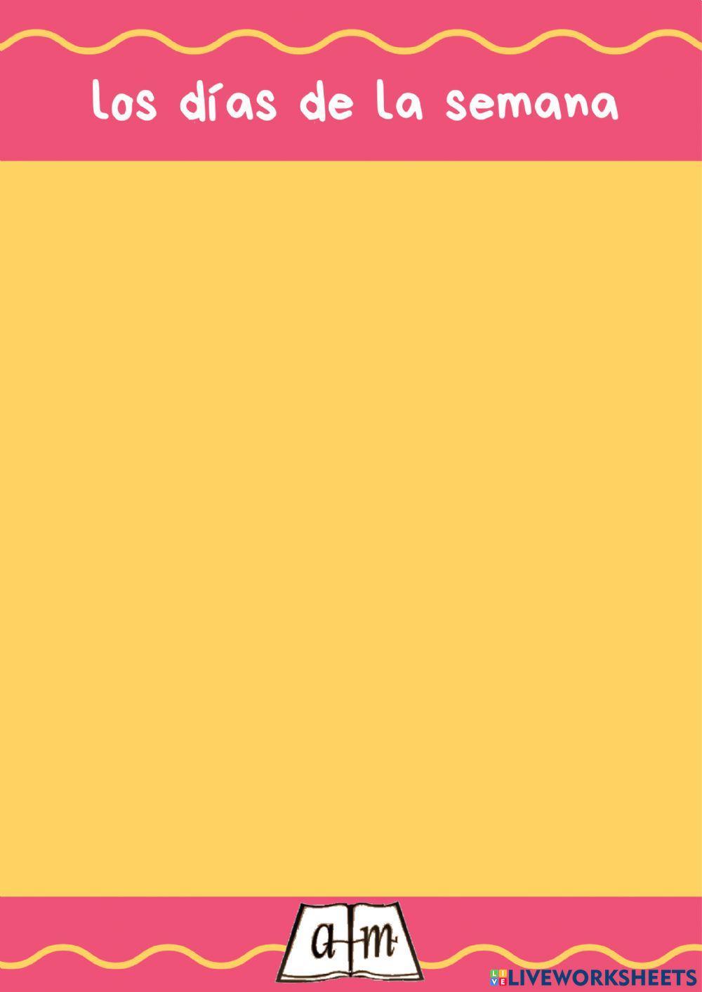 Los días de la semana