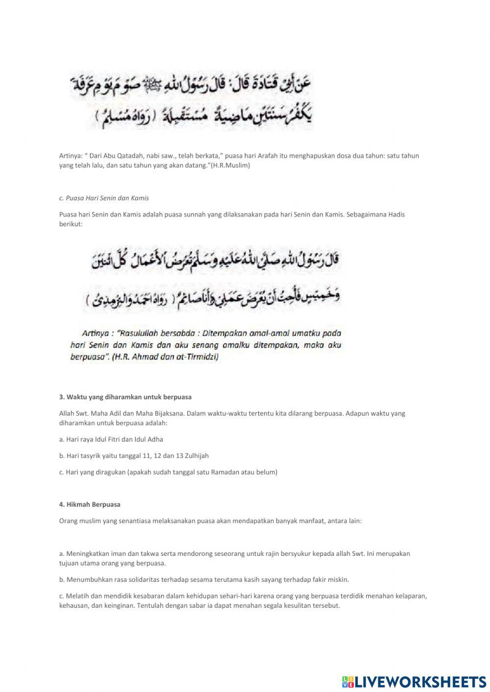 Ibadah Puasa Membentuk Pribadi yang Bertakwa