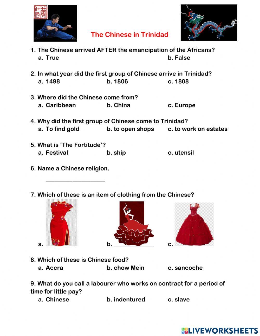 The Chinese in Trinidad