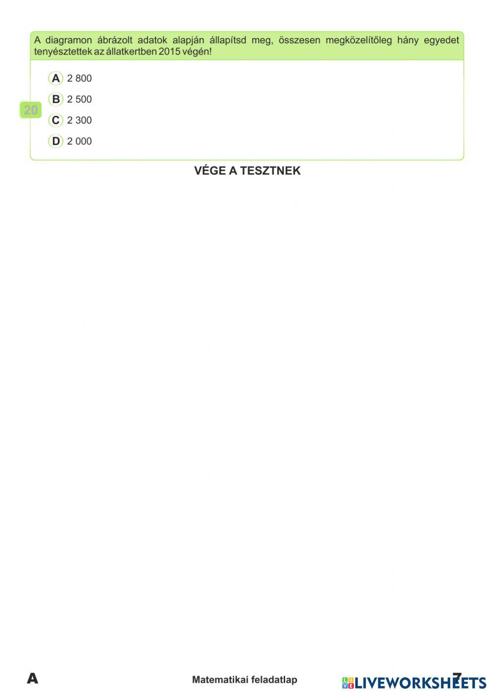 Monitoros feladatsor 2016-2017