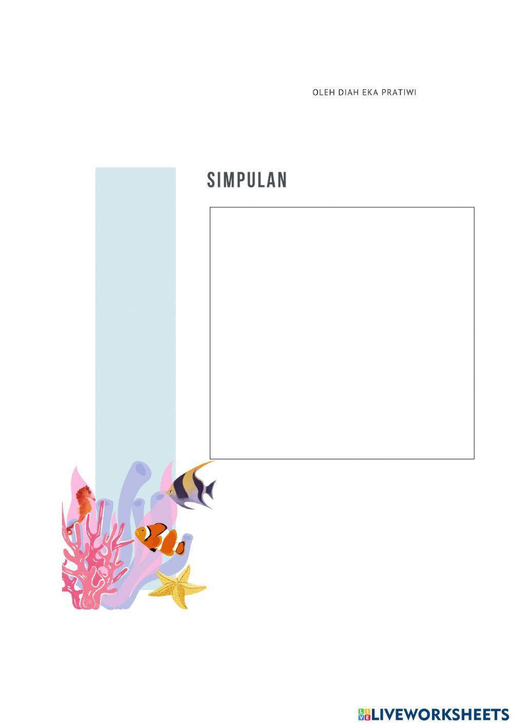 LKPD Animalia (Invertebrata) Kelas X