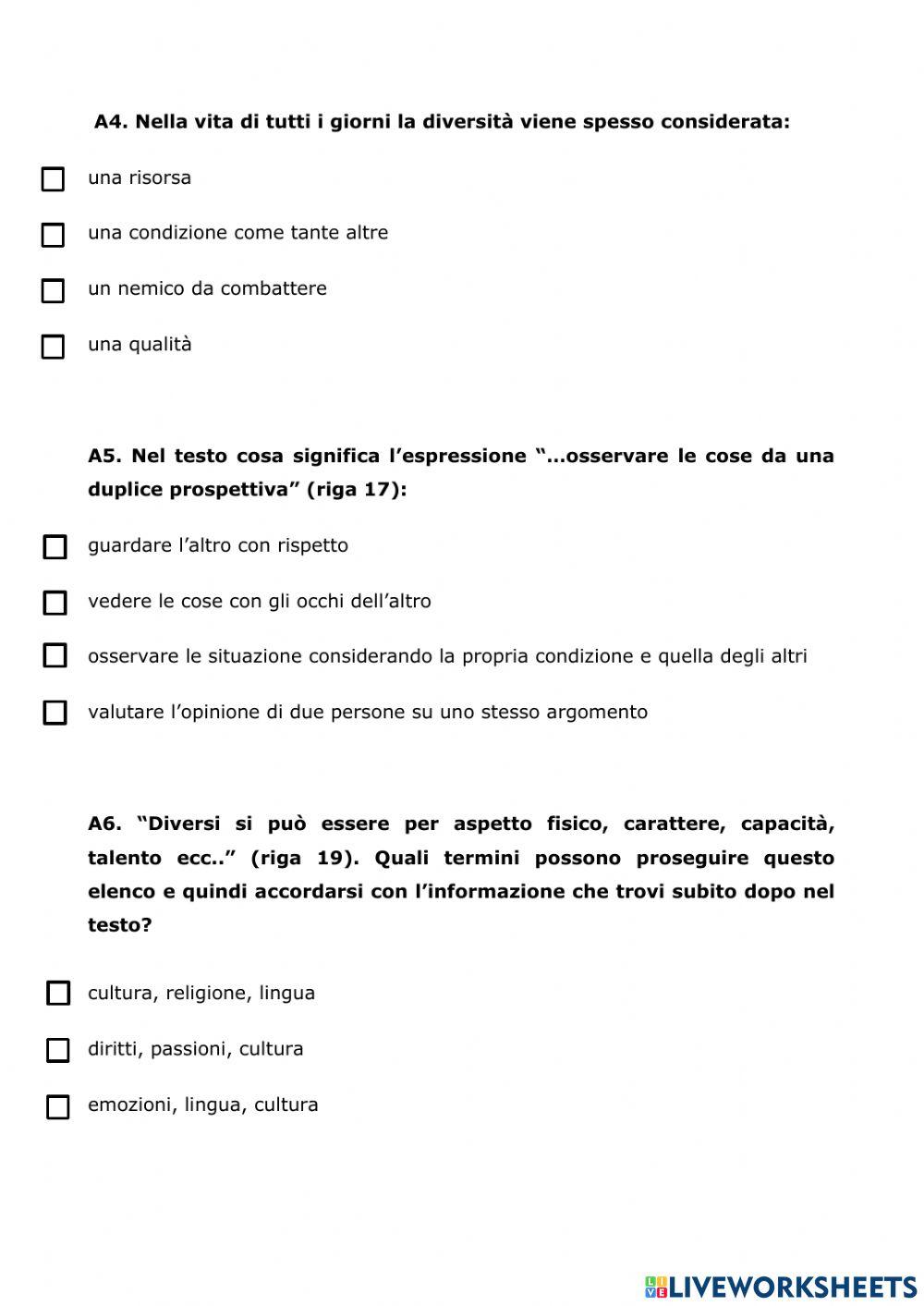 Diversità come ricchezza