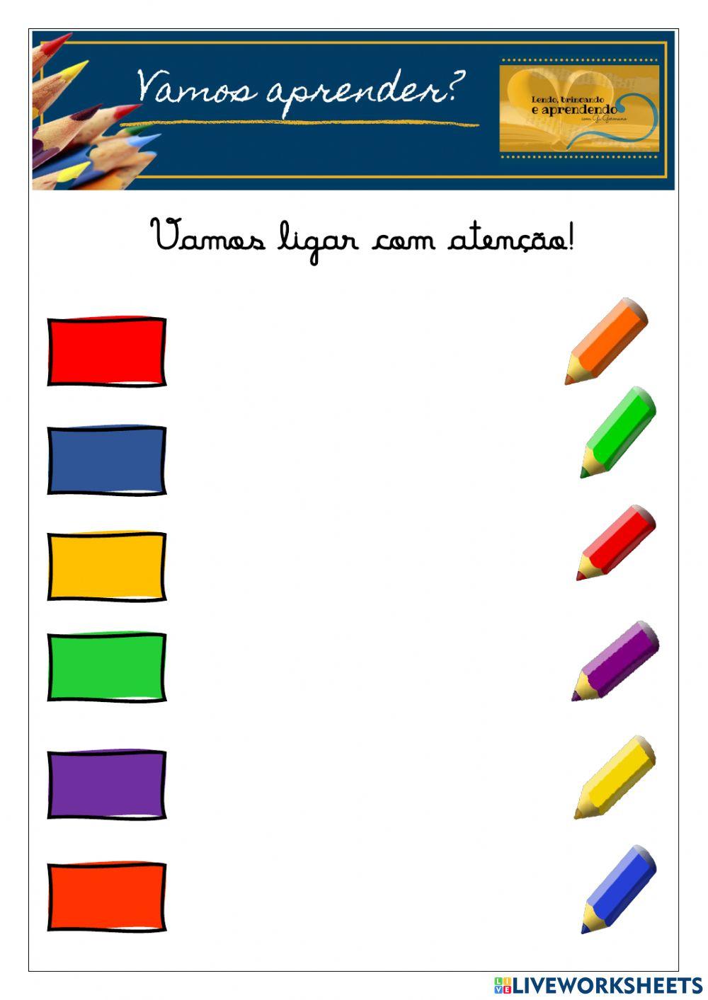 Cores Primárias e Secundárias