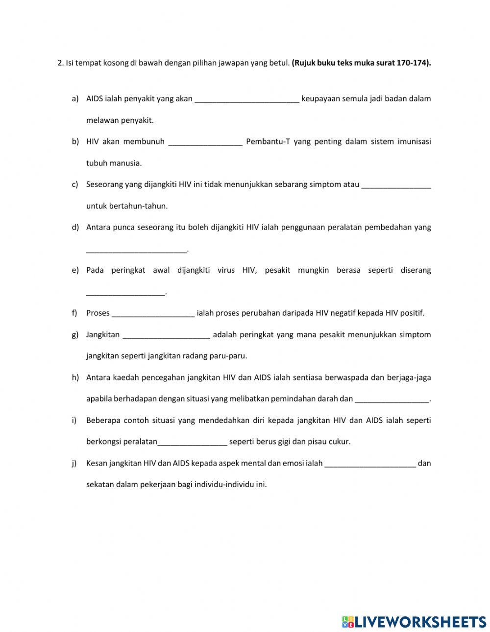 Latihan pengukuhan pjpk tingkatan 3