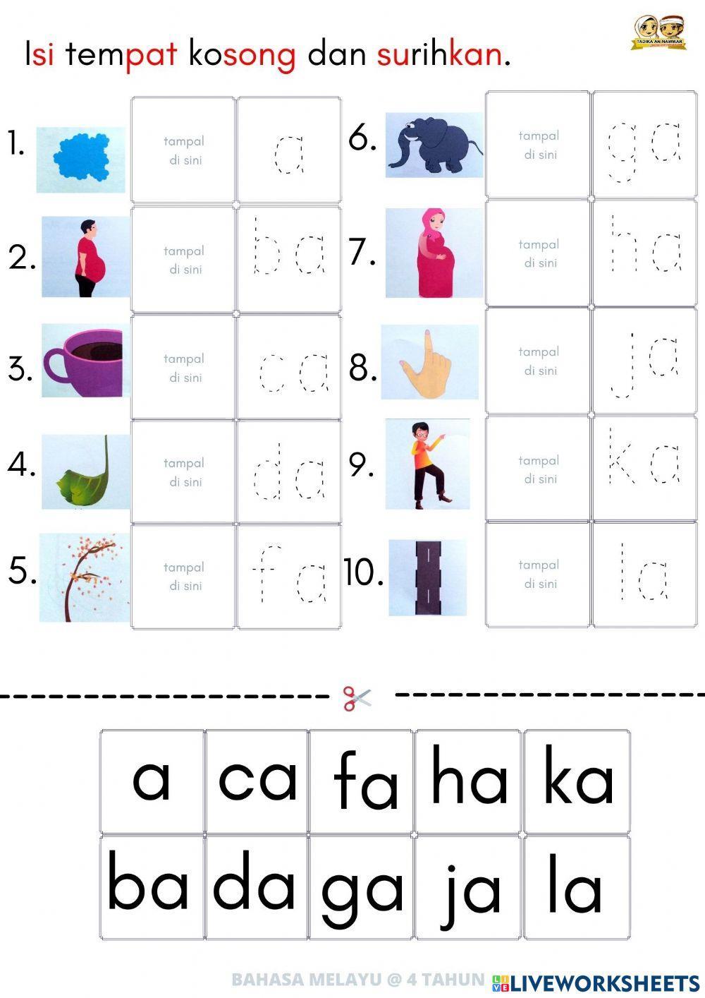 Bm : suku kata terbuka 7 (4thn)