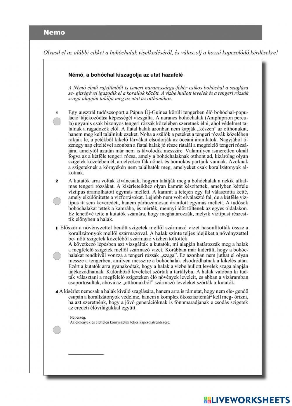 Kompetenciamérés magyar