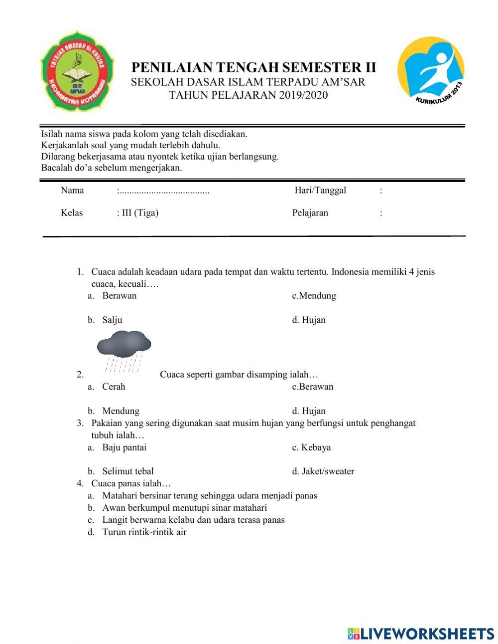 Soal pts b.indonesia