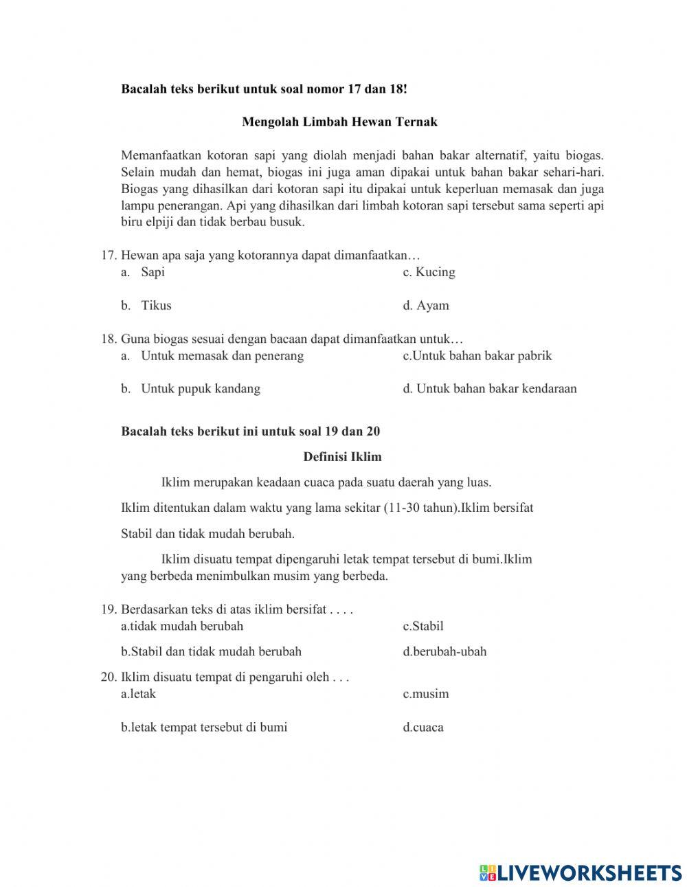 Soal pts b.indonesia