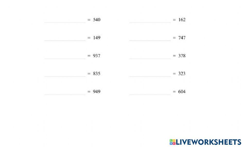 Taller números romanos