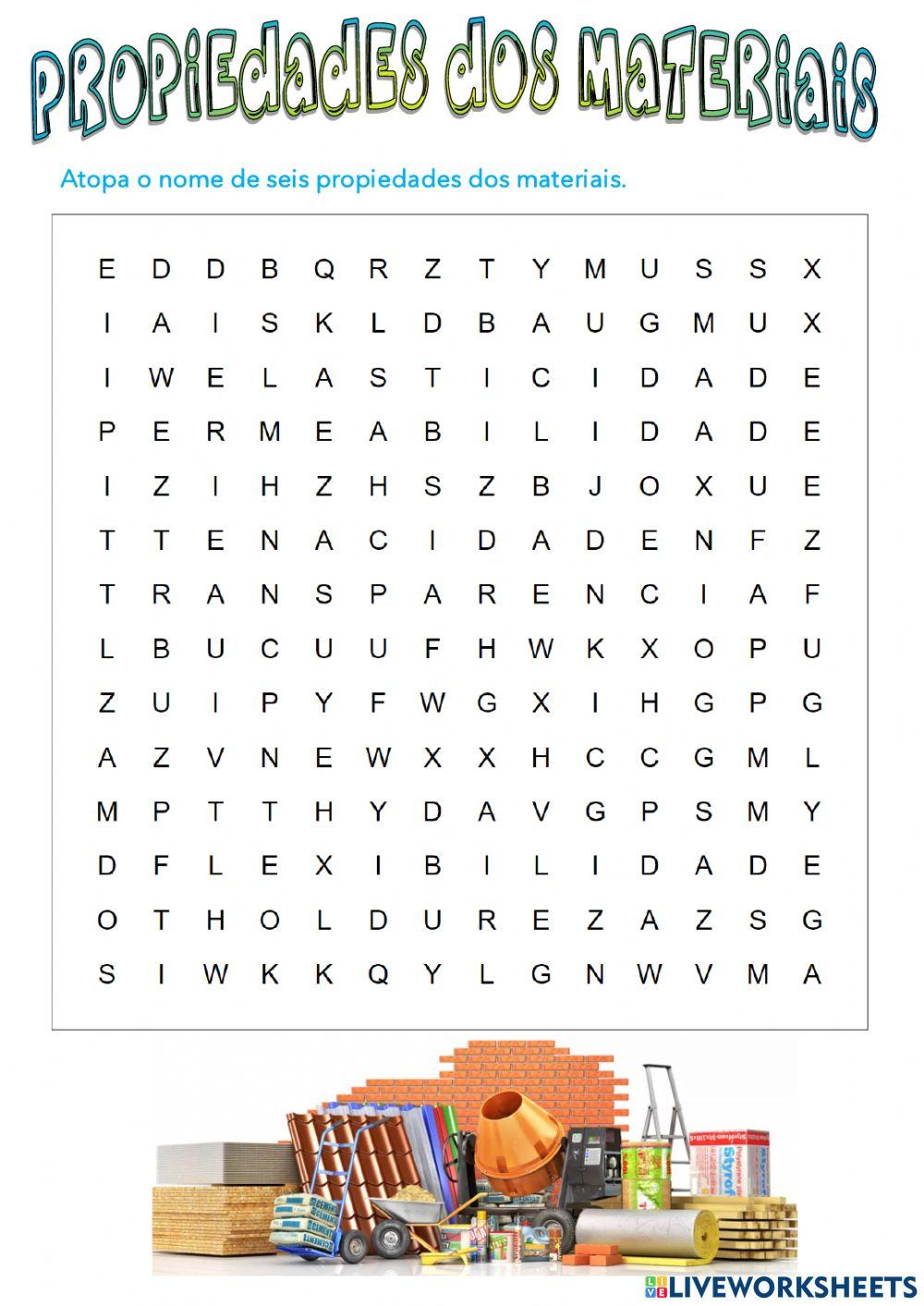 Propiedades dos materiais