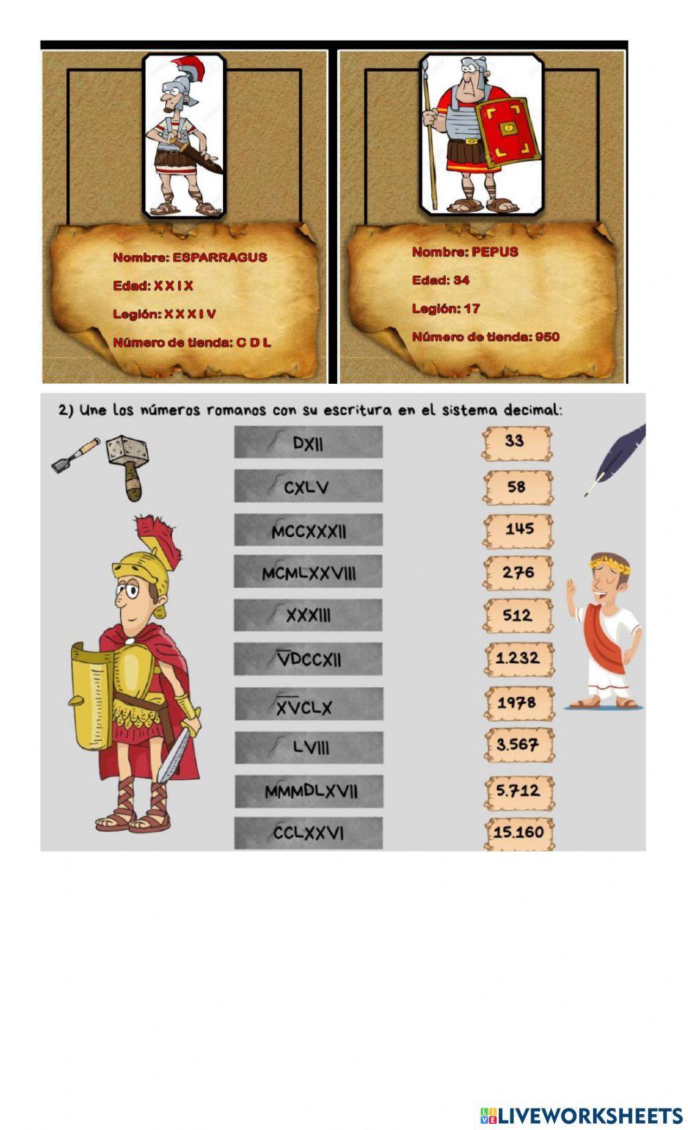 Números romanos Números romanos