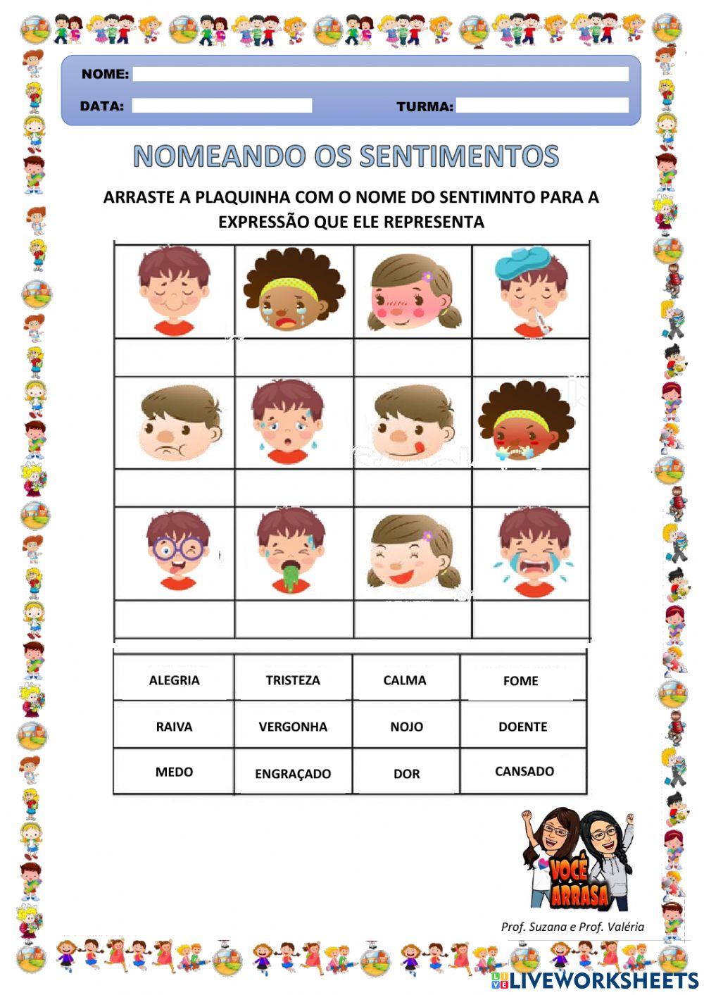 Nomeando os Sentimentos