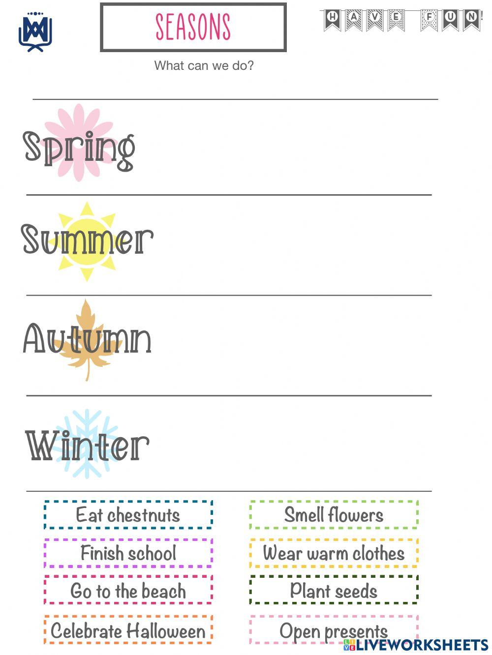 Seasons. what can we do?