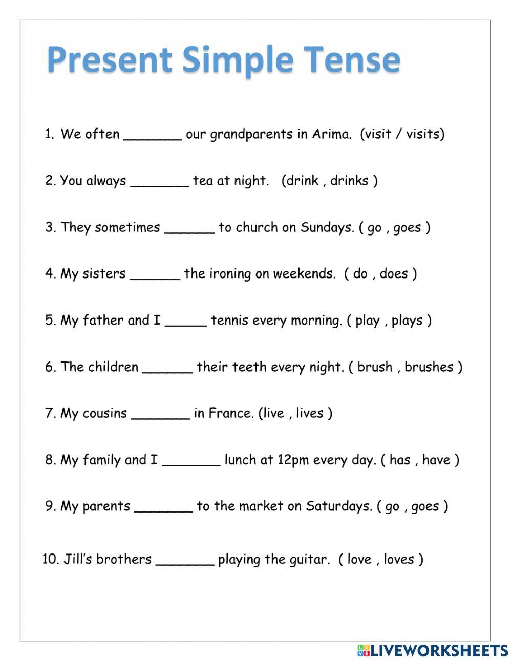 791369 Grammar Present Simple Tense Anisha Samaroo 791369-grammar-present-simple-tense-anisha-samaroo
