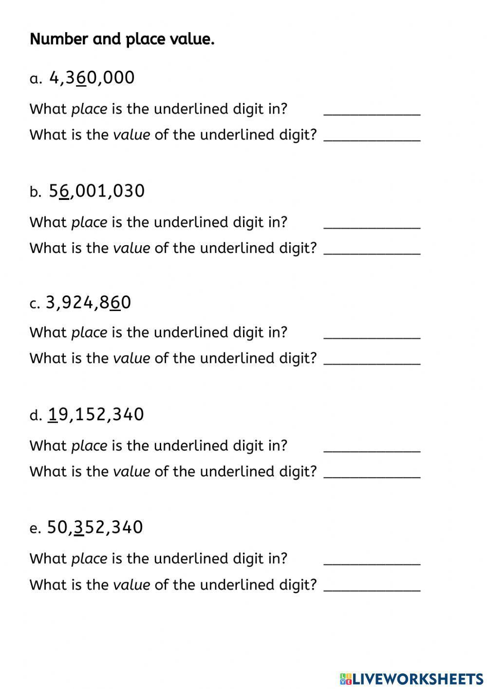 Place Value