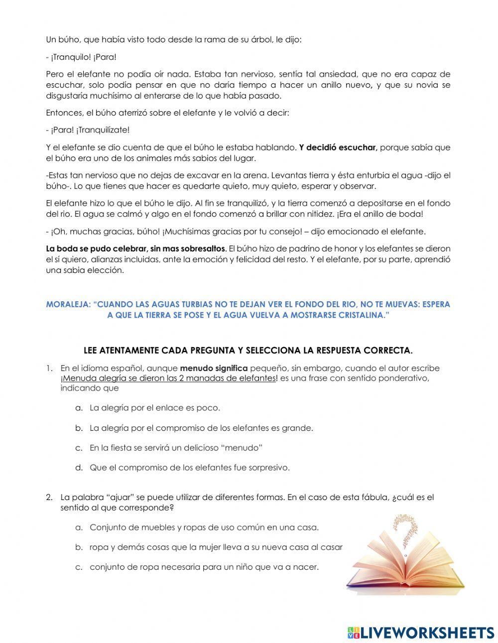El elefante que perdió su anillo de boda