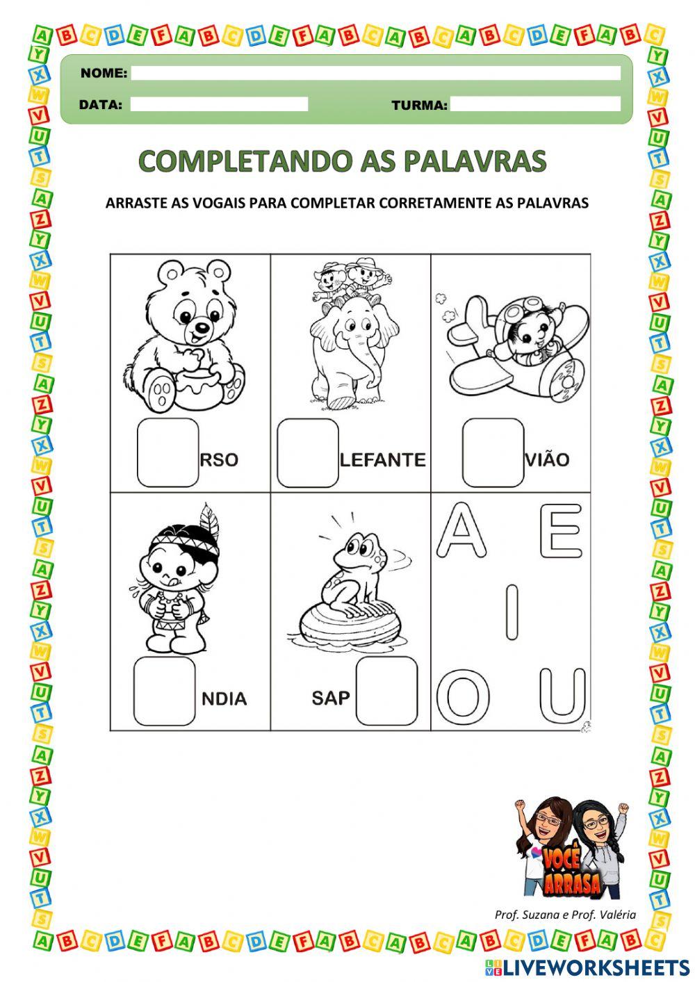 Completando as Palavras