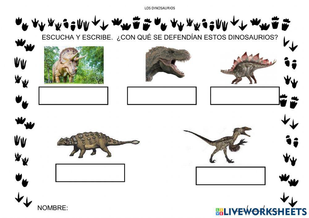 Investigando sobre los dinosaurios