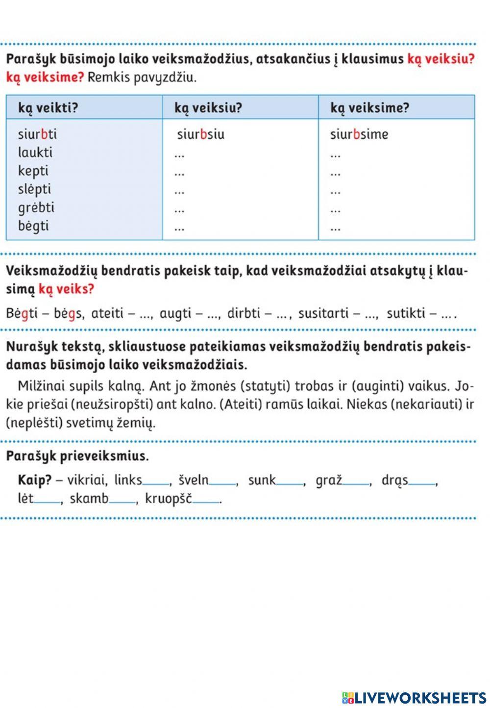 Pasiruošimas testui