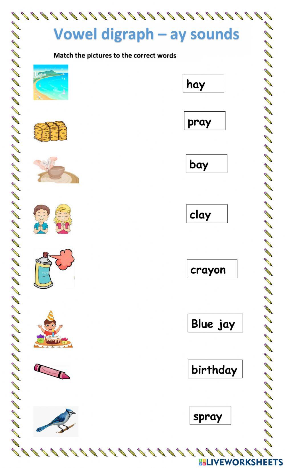 Ay And Ai Worksheets