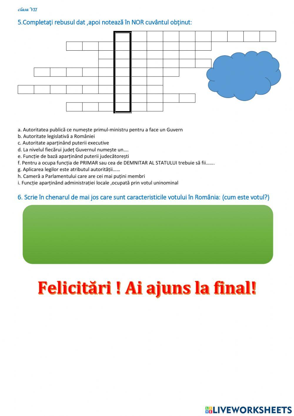 Recapitulare-evaluare
