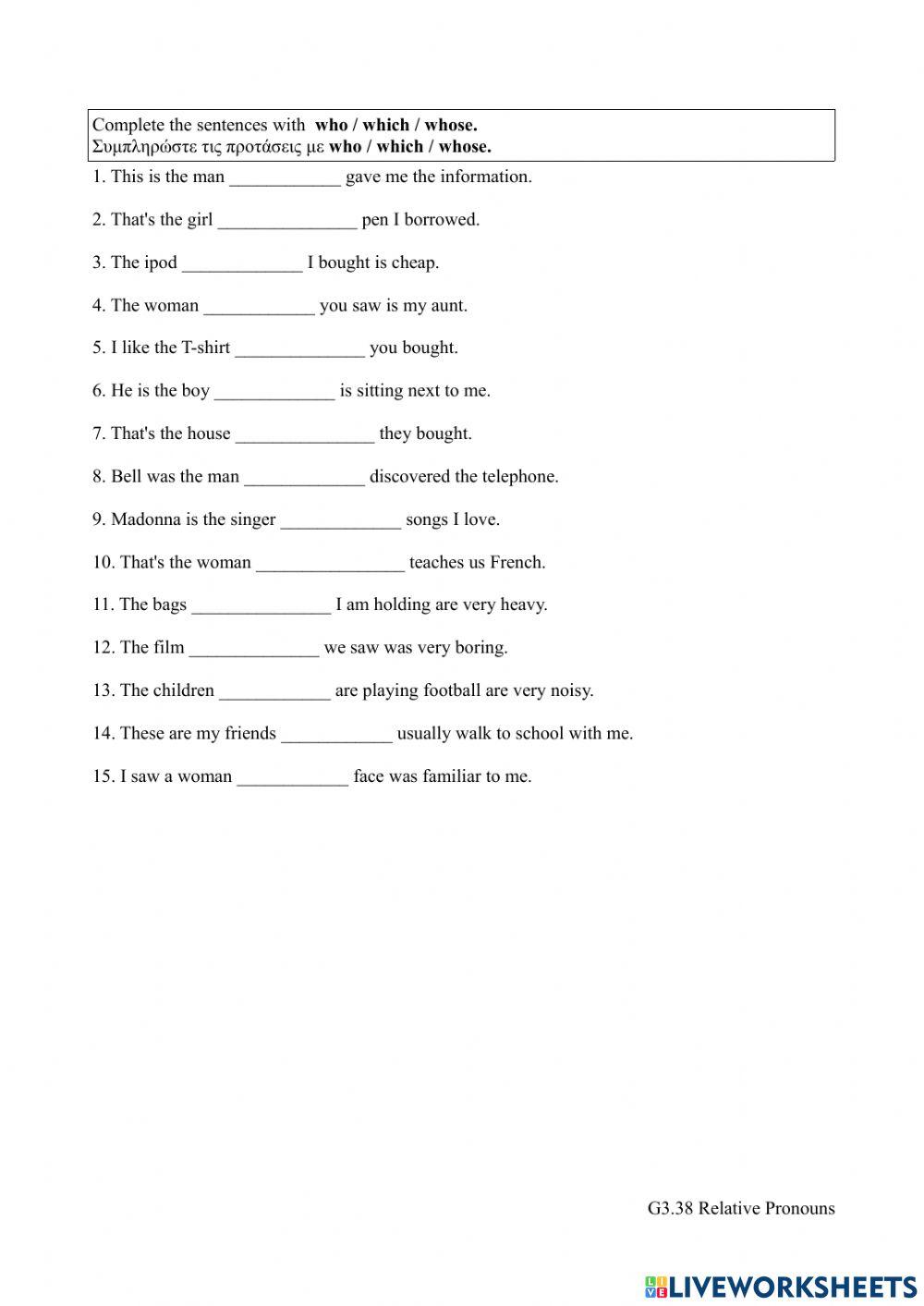 Csenior Worksheets 38
