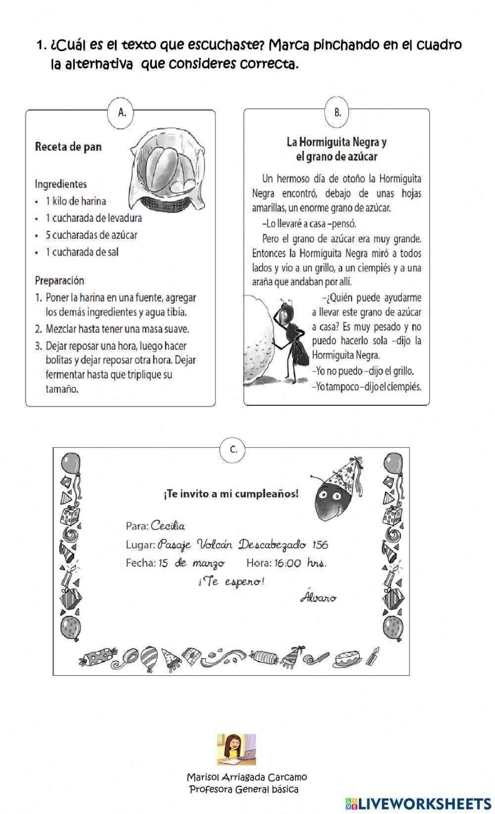 Evaluación diagnostica lenguaje