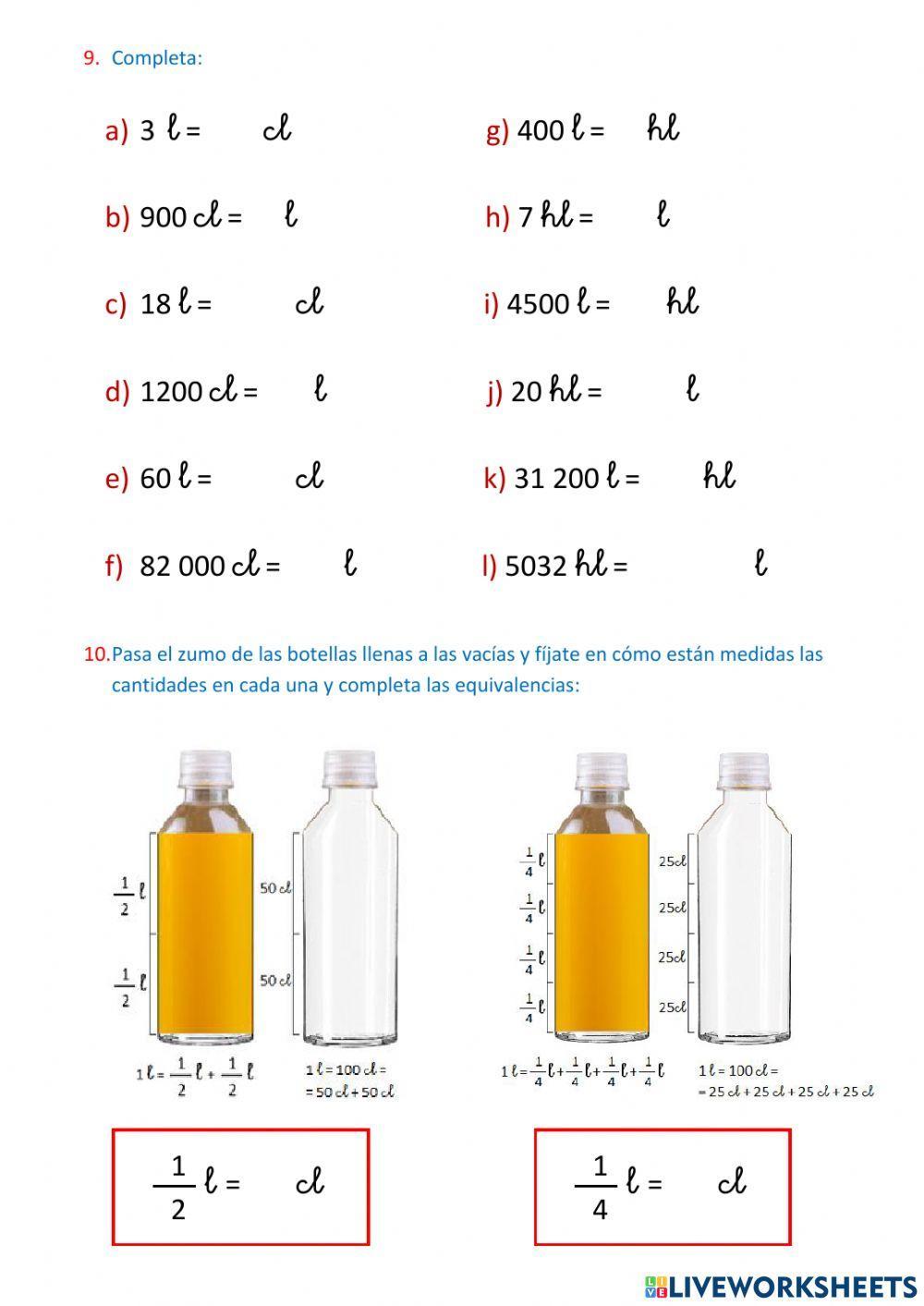 La medida de la capacidad
