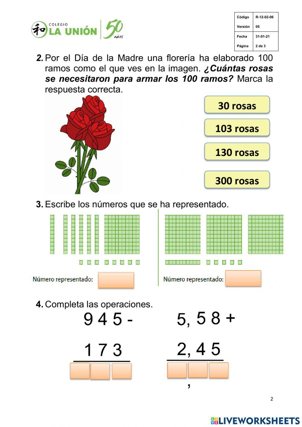 Demuestro lo aprendido-4to grado