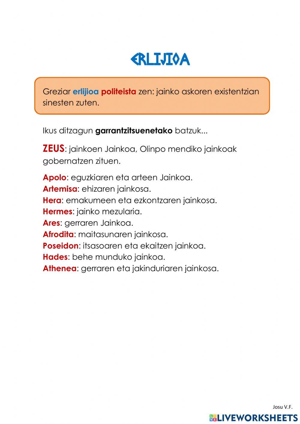 ANTZINAKO GEZIA. ANTZINAKO GEZIA.