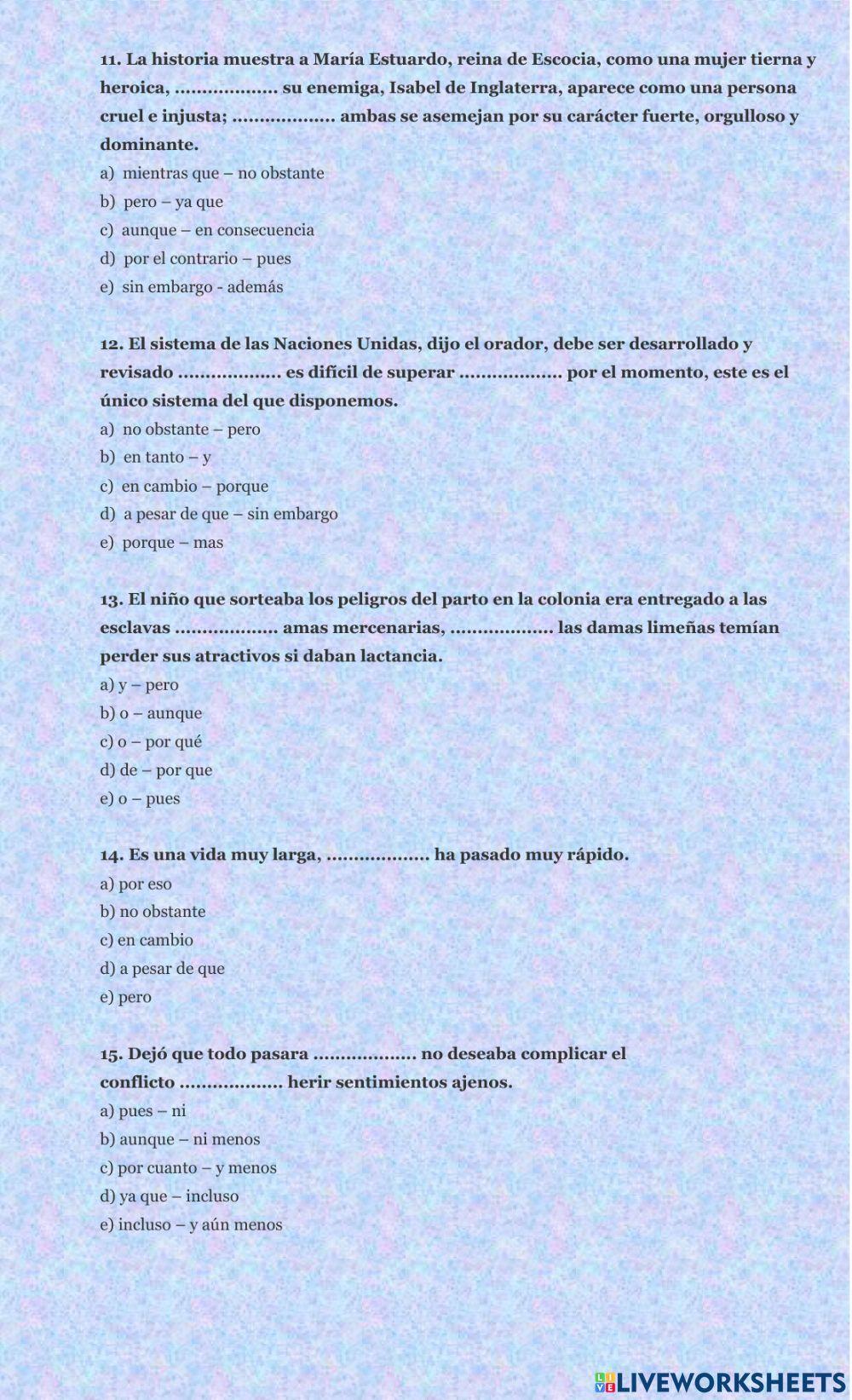 Conectores 6to Conectores 6to