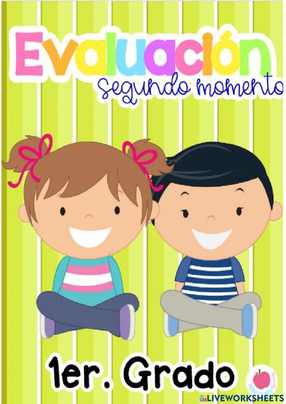 Examen 2do trimestre primer grado