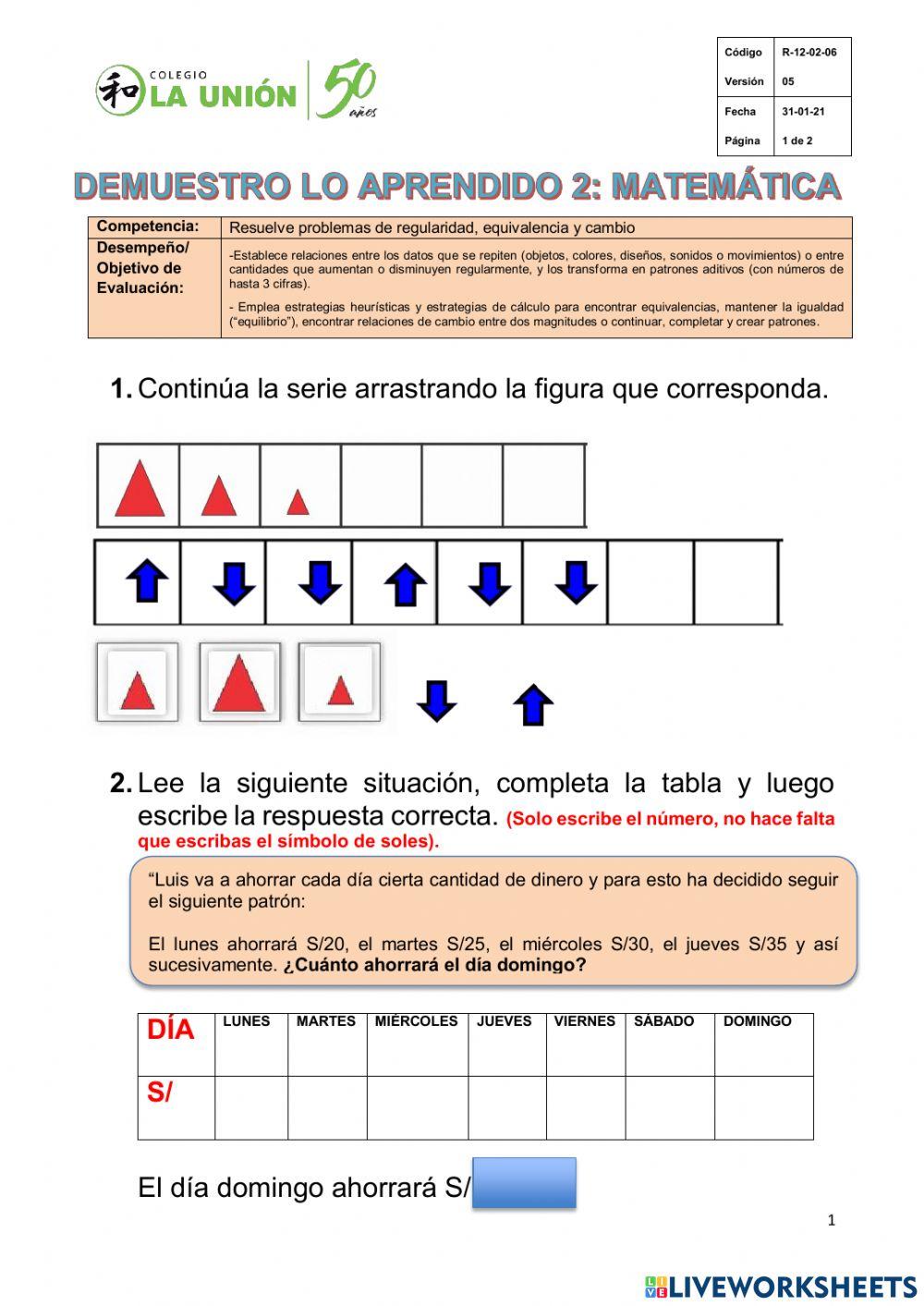 Demuestro lo aprendido-4to grado (2)