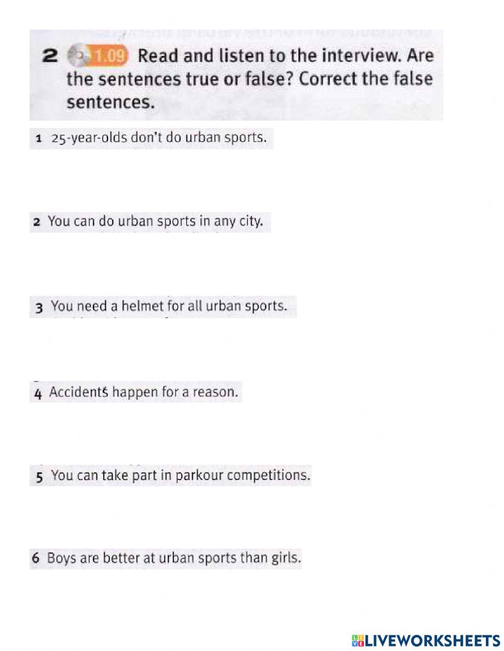 Urban Sports: A Teen Perspective