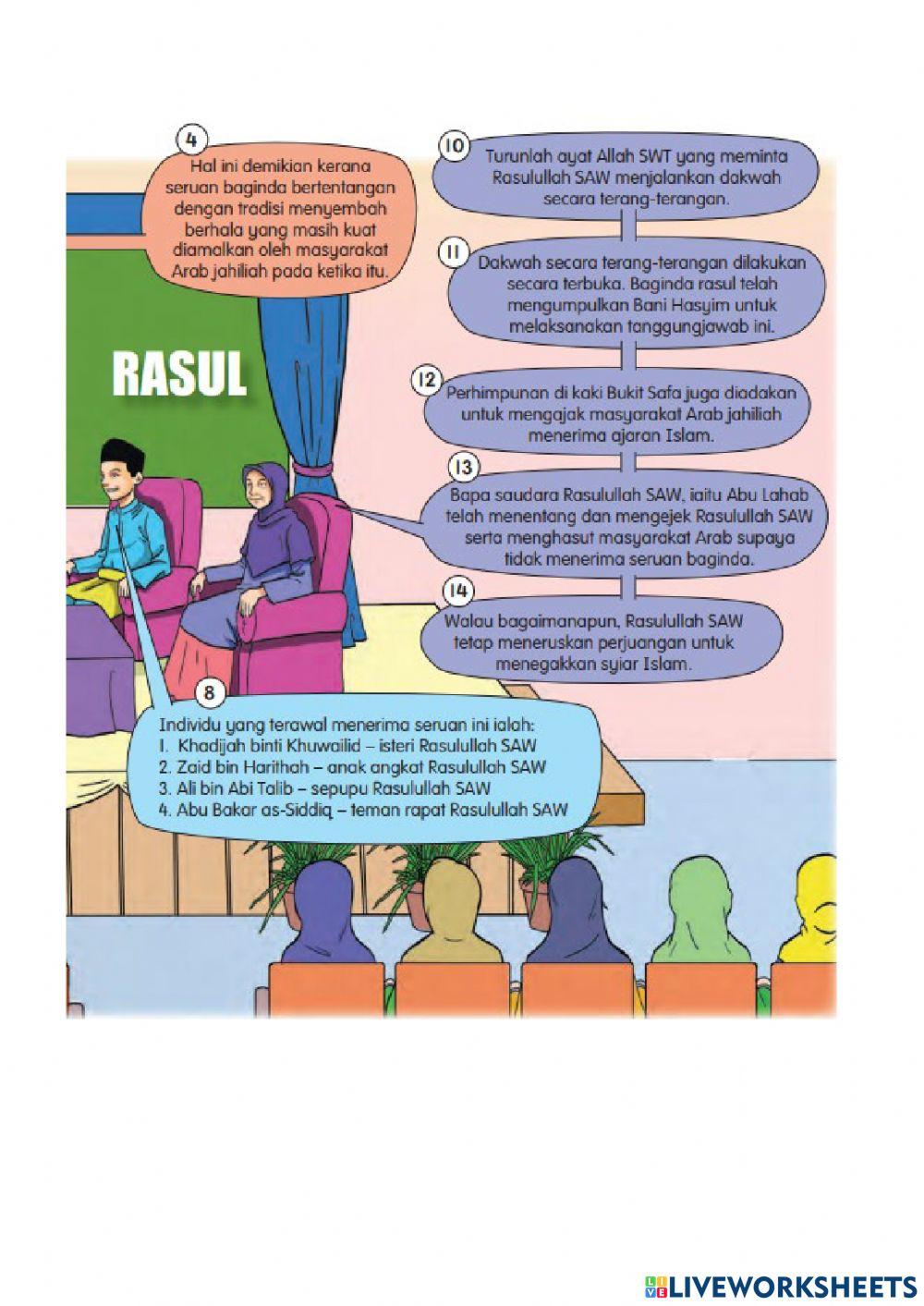 Sirah nabi sebar islam