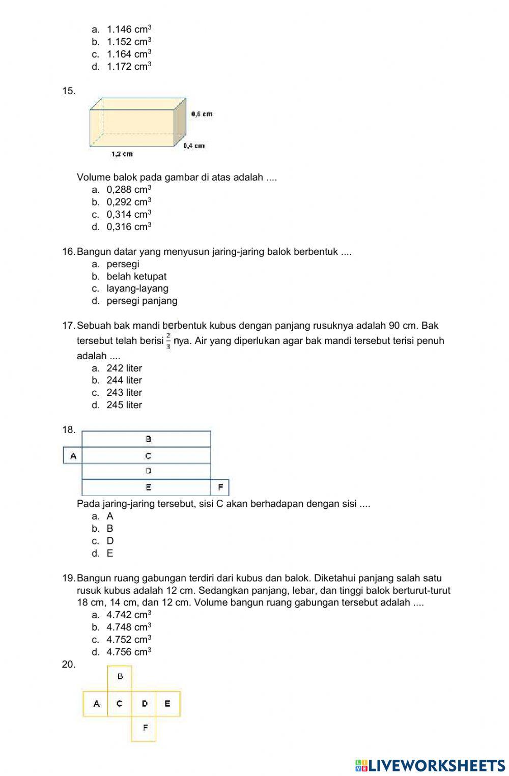 PTS Genap Matematika