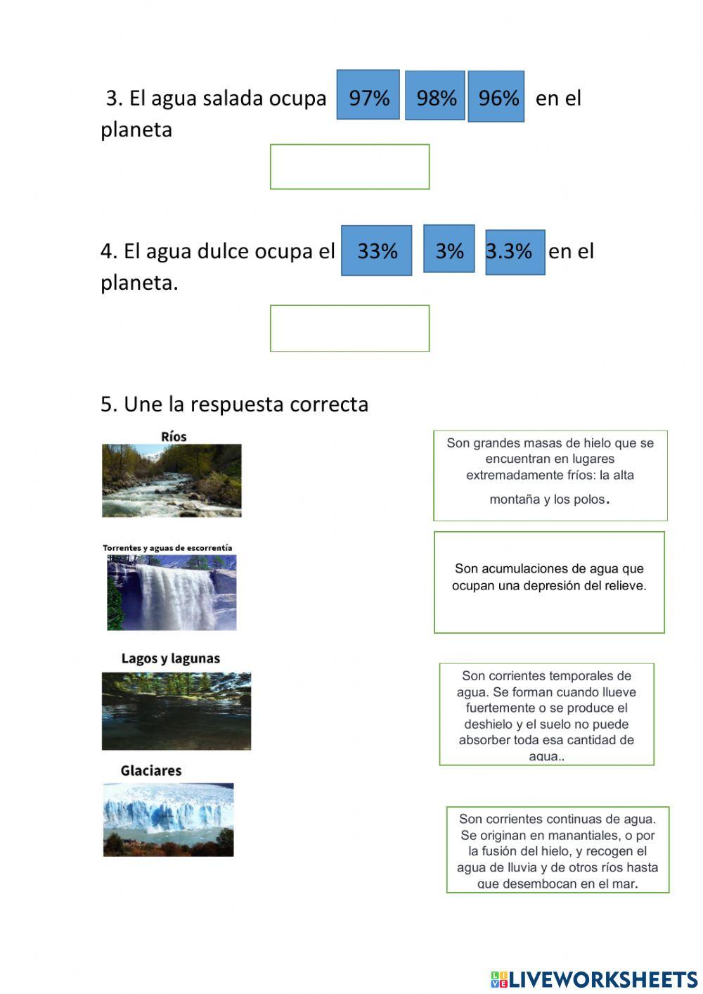 El planeta vtierra y el agua