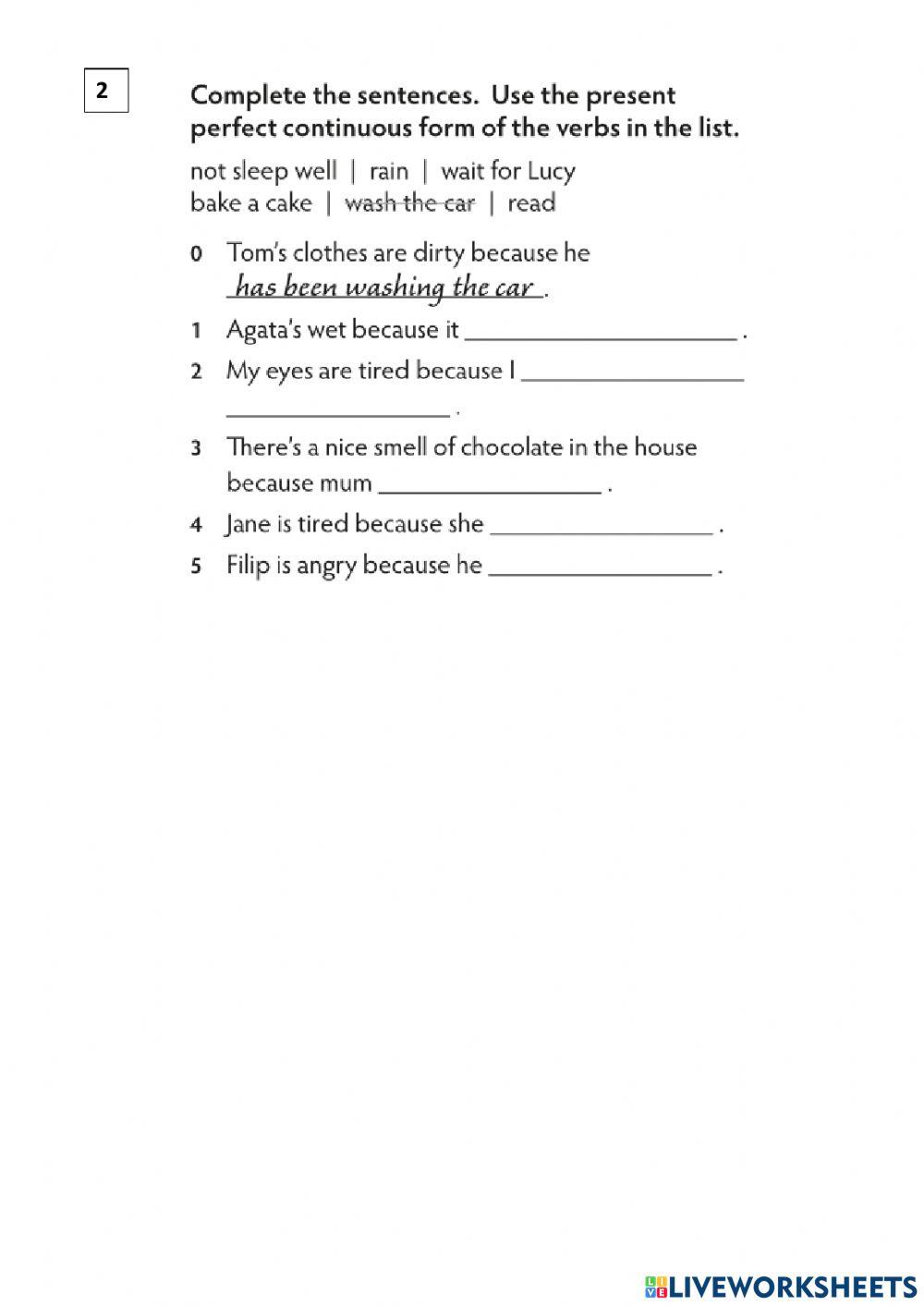 Present Perfect Continuous