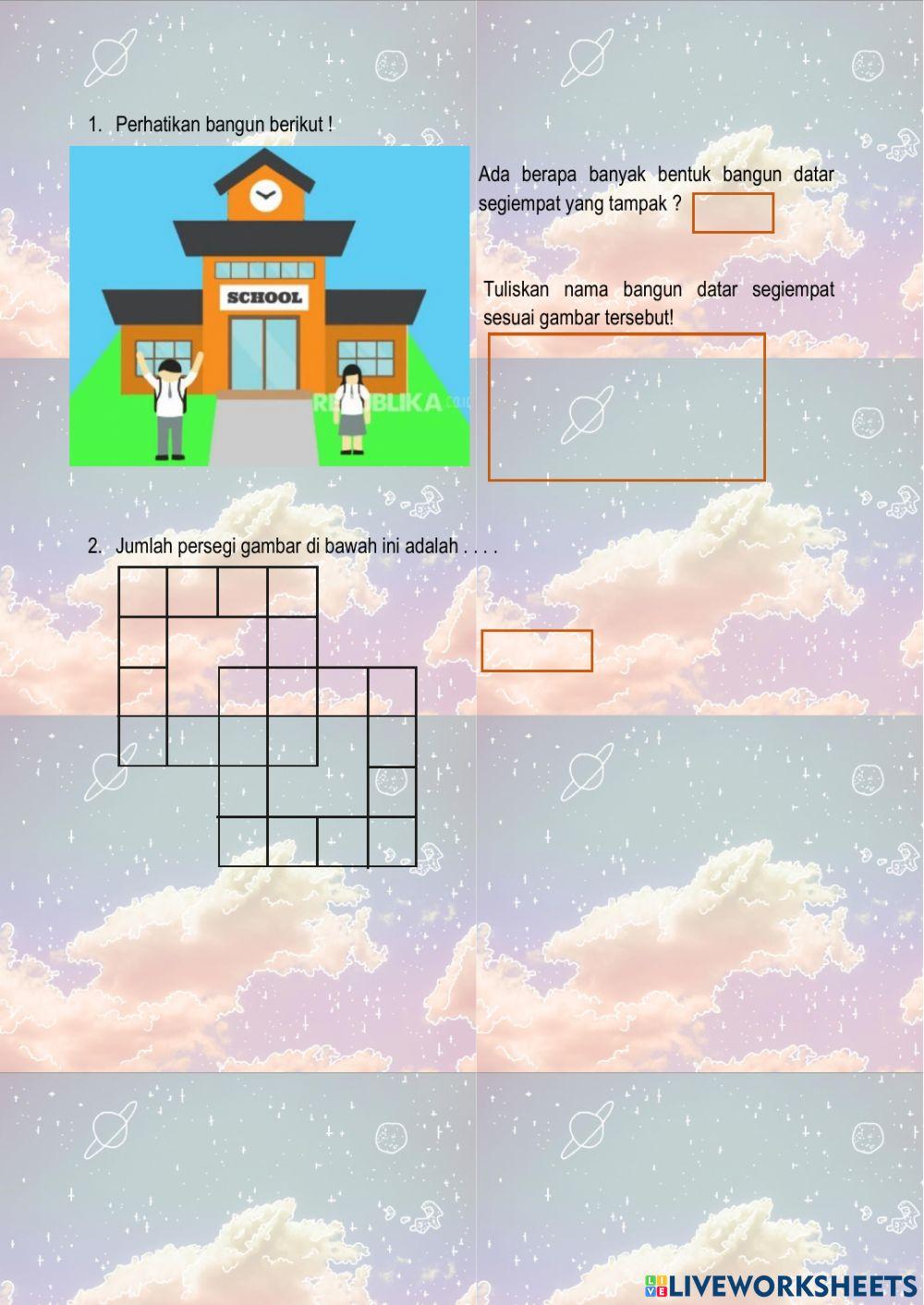 Jenis dan Sifat Segiempat